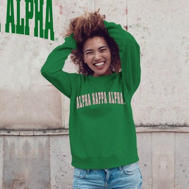 Alpha Kappa Alpha Letterman Sweatshirt