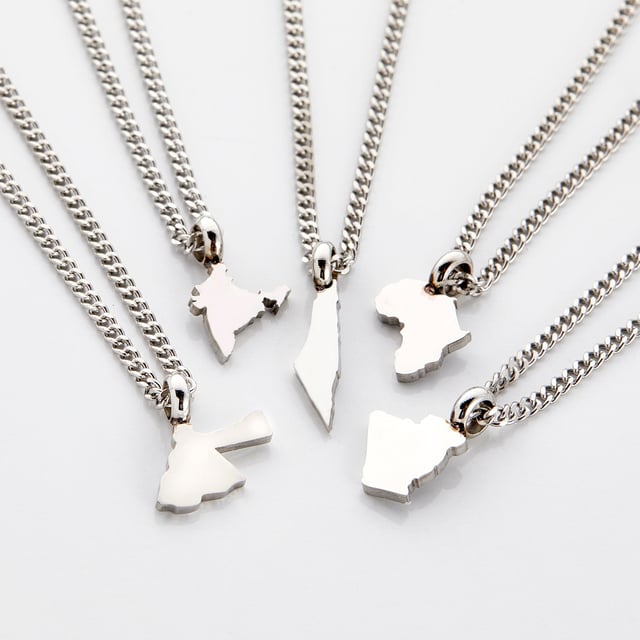 Country Map Necklace | Kids
