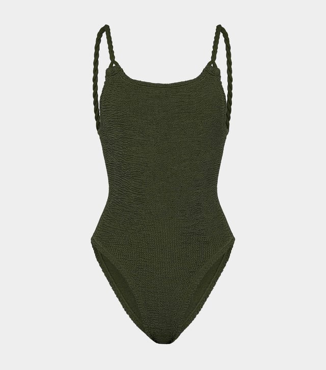 Camille Swim - Metallic Khaki