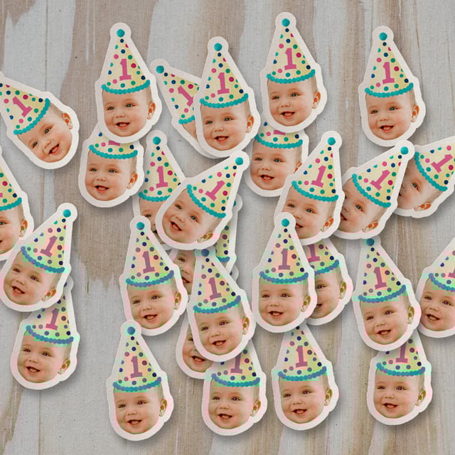 Birthday Party Face Confetti Custom Photo Confetti Birthday Party Table Scatter Funny Confetti
