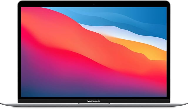 Apple MacBook Air with Apple M1 Chip (13-inch, 8GB RAM, 256GB SSD Storage) - Silver (Latest Model)