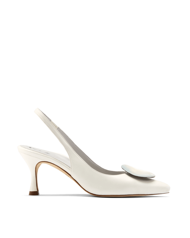 Mira: Ivory Nappa with Mother of Pearl