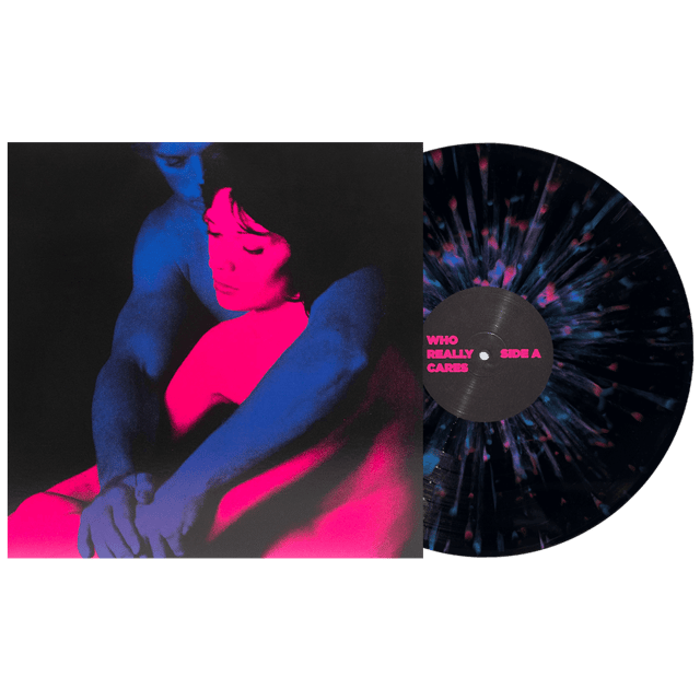 Who Really Cares 12" Blue & Pink Splatter Vinyl