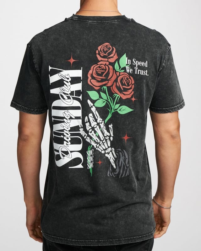 ROSES STONE WASHED TEE