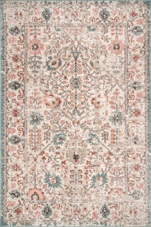 Beige Native Collage 7' 10" x 10' Area Rug