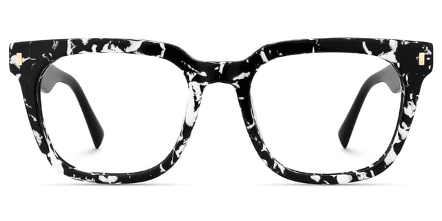 Vinyl - Square Pattern Eyeglasses