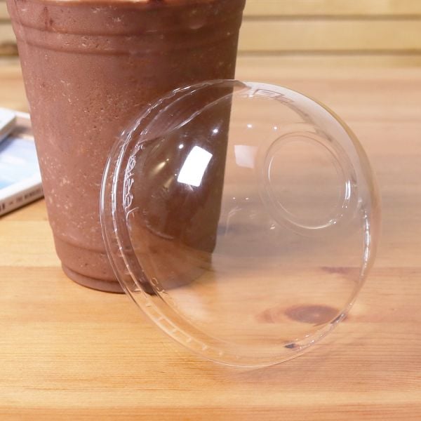 [1,000 ct] Plasitc Dome Cup Lids | PET | 98 mm