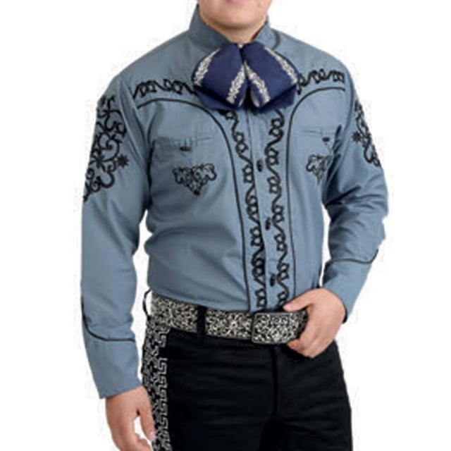 Charro Shirt White Diamonds WD-841