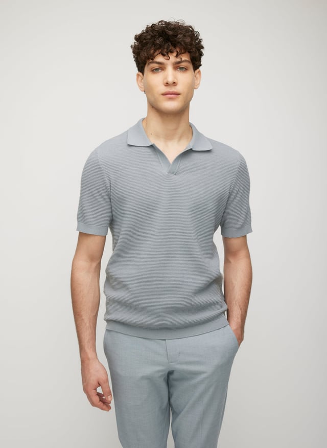 Urban Relaxed Polo Sweater