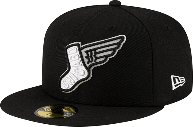 Chicago White Sox New Era 2025 City Connect Team Color 59FIFTY Fitted Hat -Black
