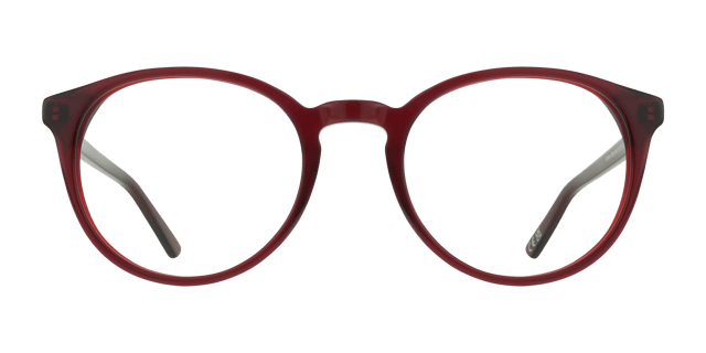 Glasses Direct ™ -Lennon Phantos Shiny Red Full Rim Eyeglasses | Glasses Direct