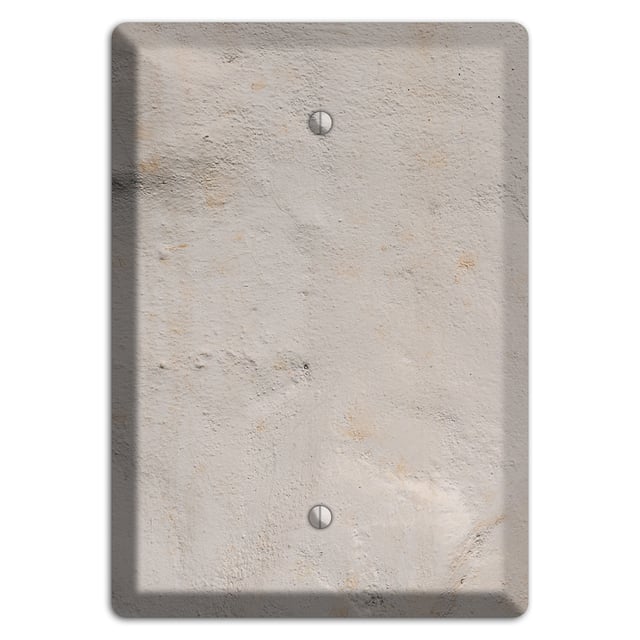 Trowled Concrete Blank Wallplate