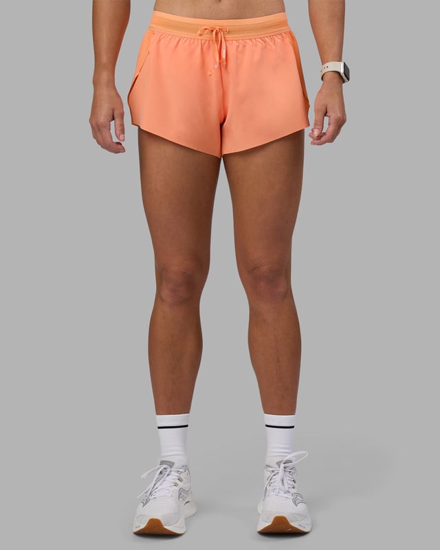 Accelerate 3" Running Short - Cantaloupe