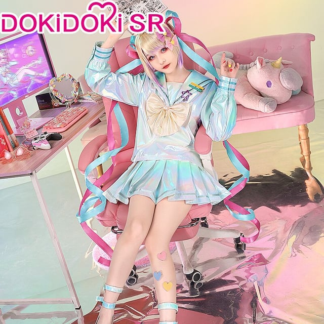 【Ready For Ship】DokiDoki-SR Game NEEDY GIRL OVERDOSE Cosplay KAngel Cospaly Costume Game