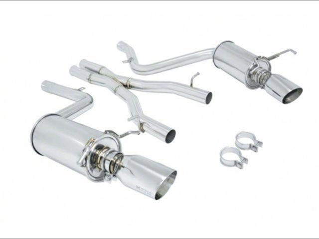 Megan Racing Cat-Back OE-RS 08-14 Mercedes-Benz C-Class C300/ C350 V6 Sedan Mid Pip/ Rolled Tips