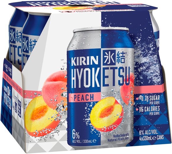 Kirin Hyoketsu Peach Can 330mL