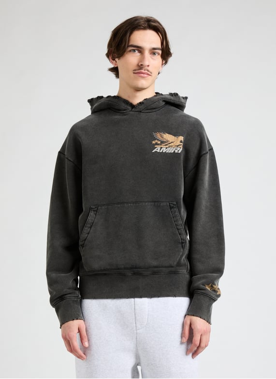 Black Cotton hoodie