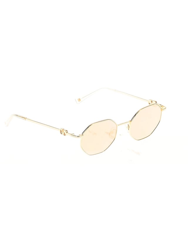 Valentino Gold Sunglasses One size