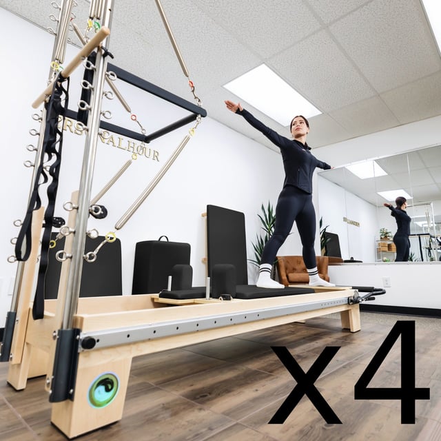 [Studio Bundle] Nano Elite Half Trapeze - Adjustable Studio Pilates Reformer