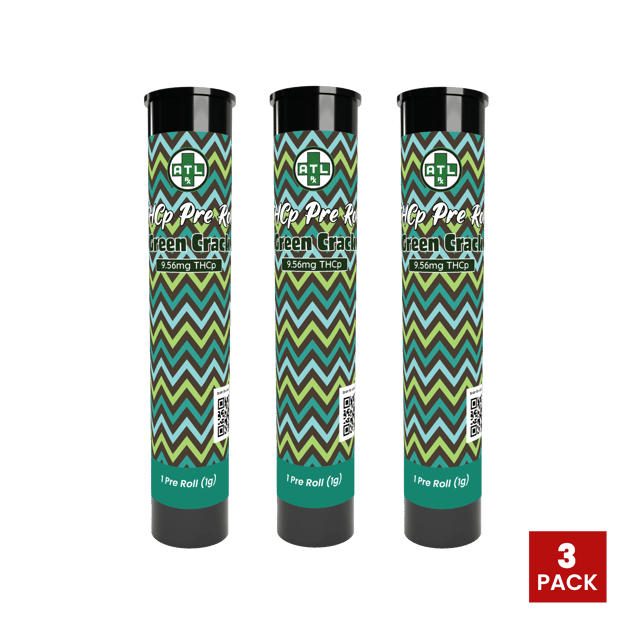 Green Crack THCp Pre Rolls (3 Pack)
