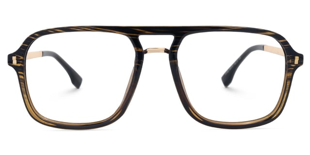 Aviator Kilworth Two-Tone Glasses deals -Zeelool Glasses