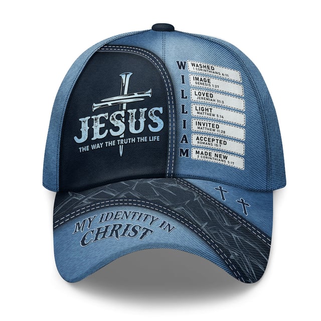 Jesus The Way The Truth The Life | Personalized Classic Cap
