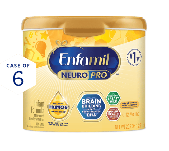 Enfamil® NeuroPro™ Infant Formula - Powder - 20.7 oz Tub (Case of 6)