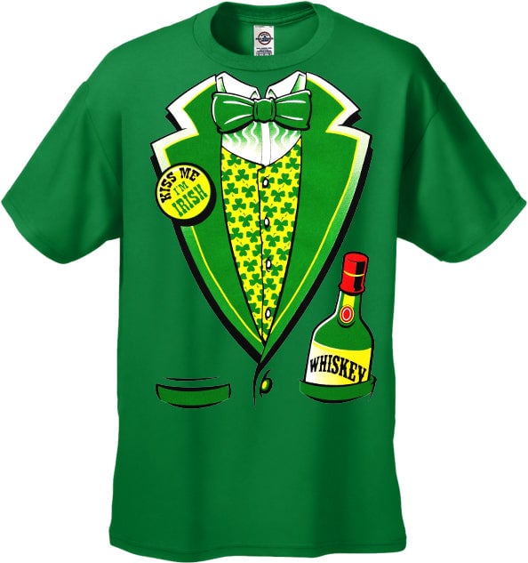 Tuxedo TShirts - Irish Whiskey Tuxedo Men's T-Shirt
