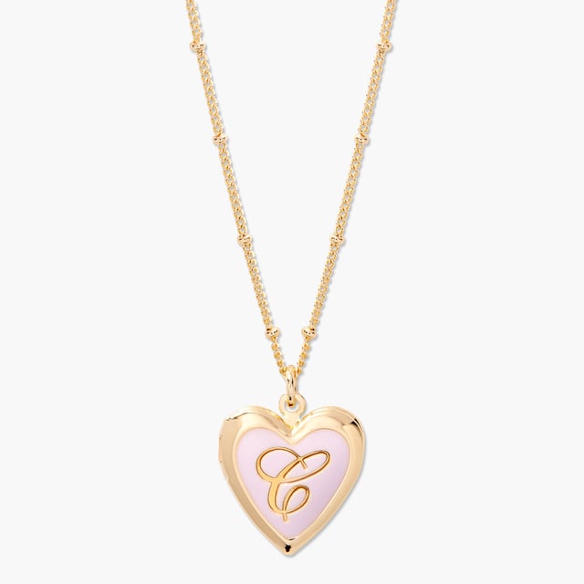 Isla Heart Enamel Locket