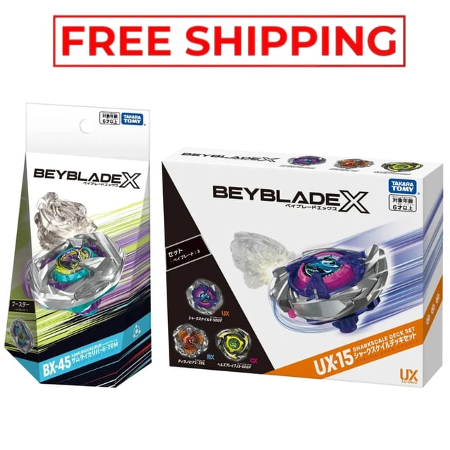 [Pre-Order] Takara Tomy Beyblade X Bx-45 and UX-15 Bundle