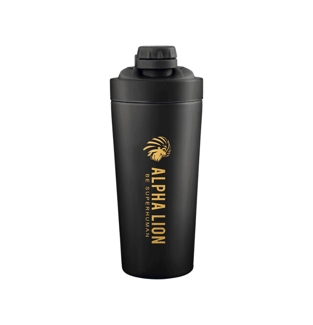 Limited Edition - Stainless Steel Shaker: Black & Gold
