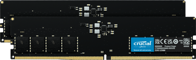 Crucial 128GB Kit (64GBx2) DDR5-5600 UDIMM | CT2K64G56C46U5 | Crucial.com