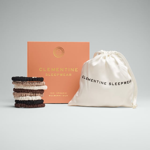 Organic Silk Everyday Scrunchie Pack