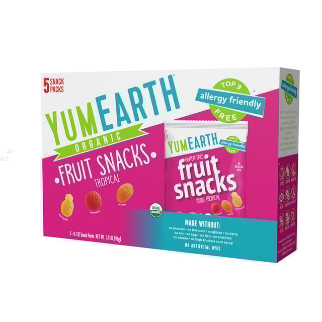 Organic Tropical Fruit Snacks