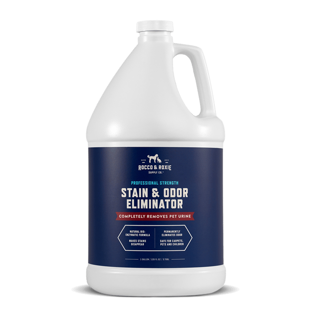 Pro Strength Stain & Odor Eliminator - Enzyme-Powered Pet Odor & Stain Remover for Dog and Cat Urine