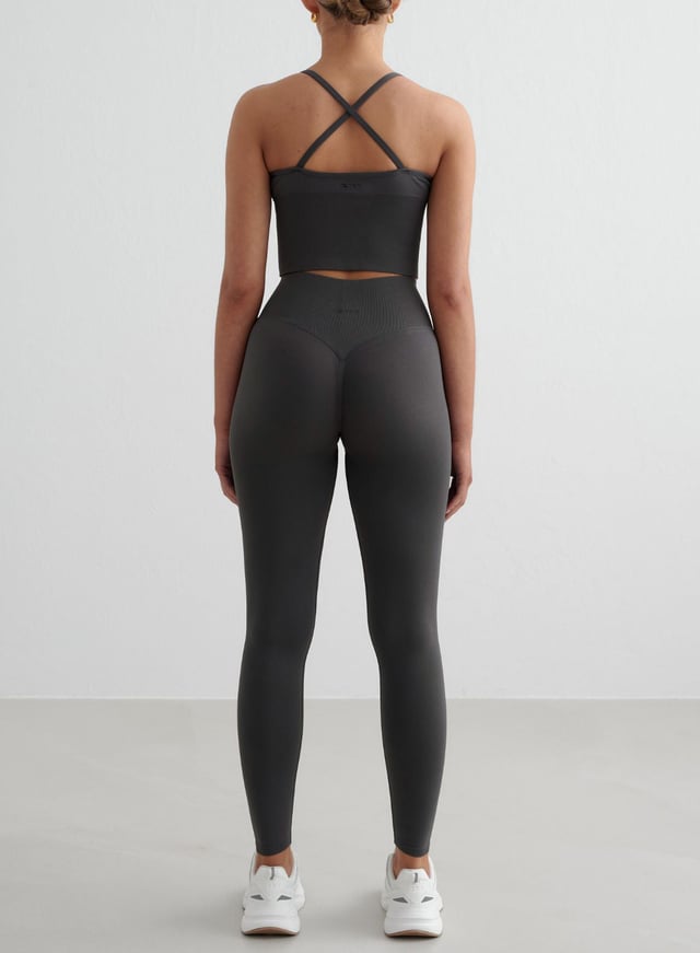 SHADOW GREY SHAPE SEAMLESS TIGHTS