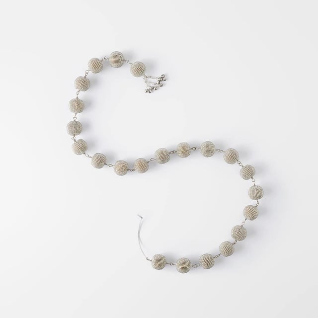 Beaded Ball Garland - Gold