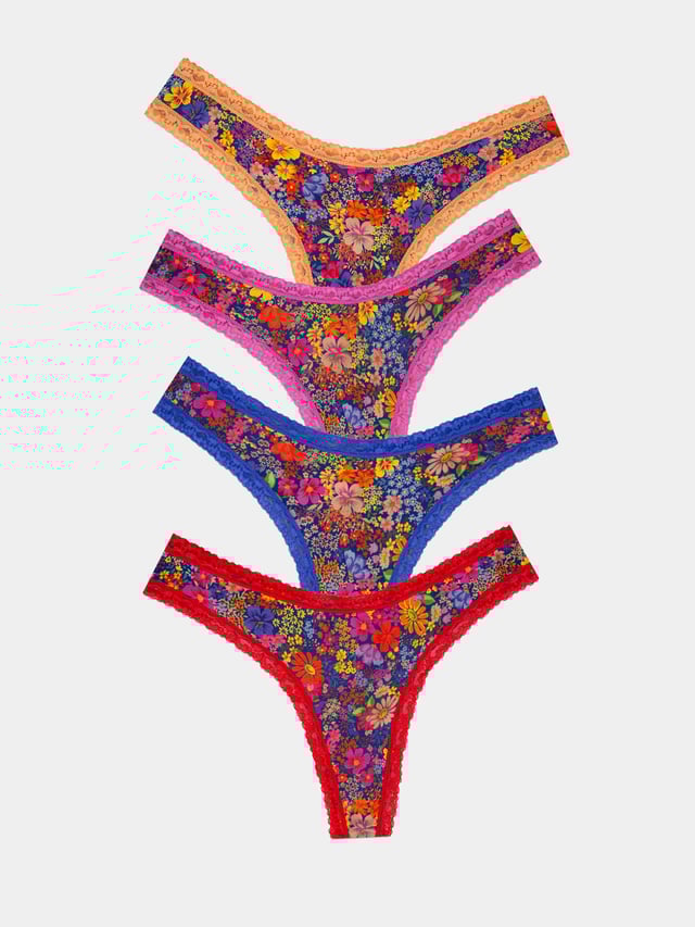 Thong Four Pack - Full Bloom