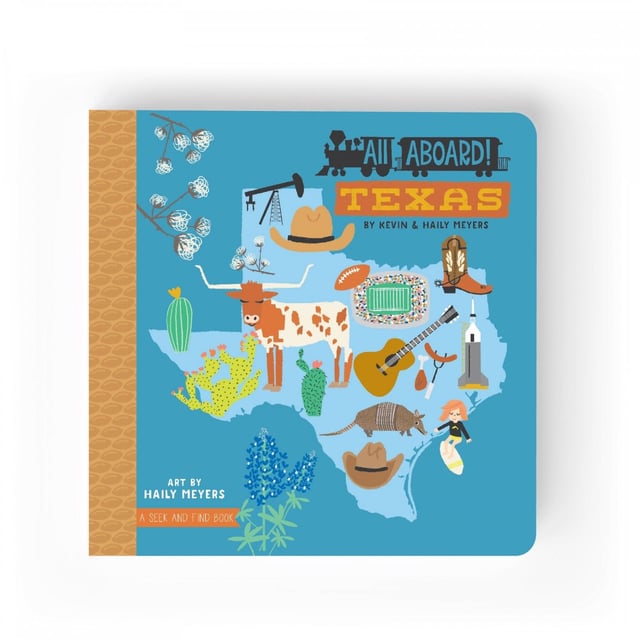 All Aboard Texas: A Seek and Find Children's Baby Book