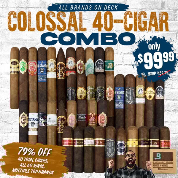 ALL BRANDS ON DECK….79% off big baller mega hauler cigar sampler set