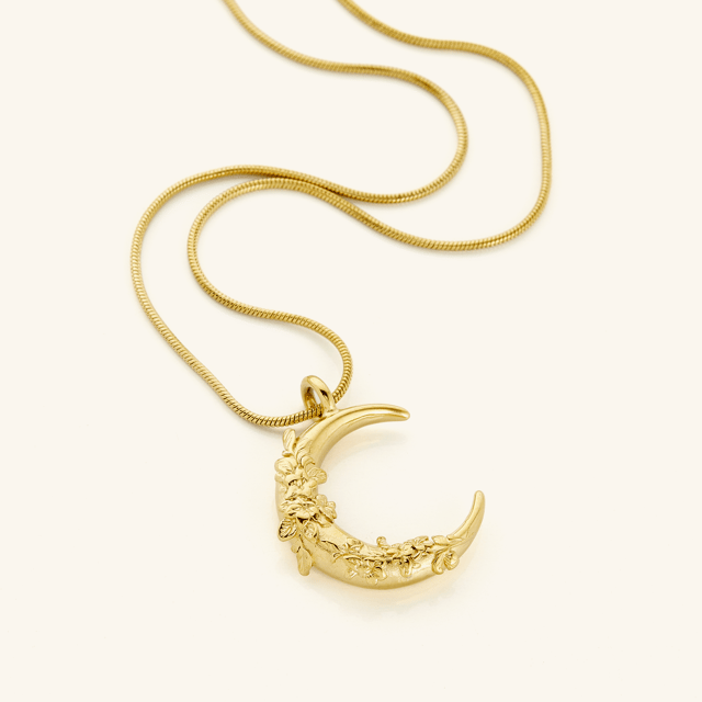 Jasmine Crescent Necklace | VELA x Nominal