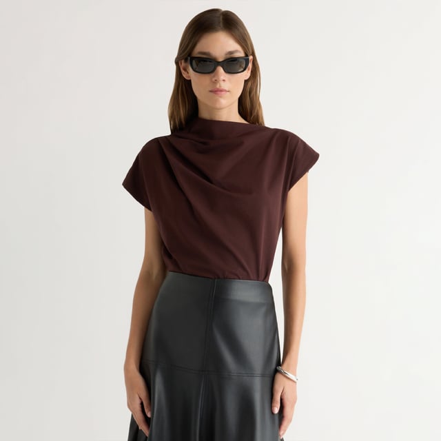 Kenny Asymmetric-Neck Tee