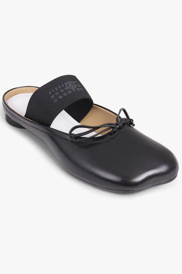 Tabi Ballerina Flat Slide | Black