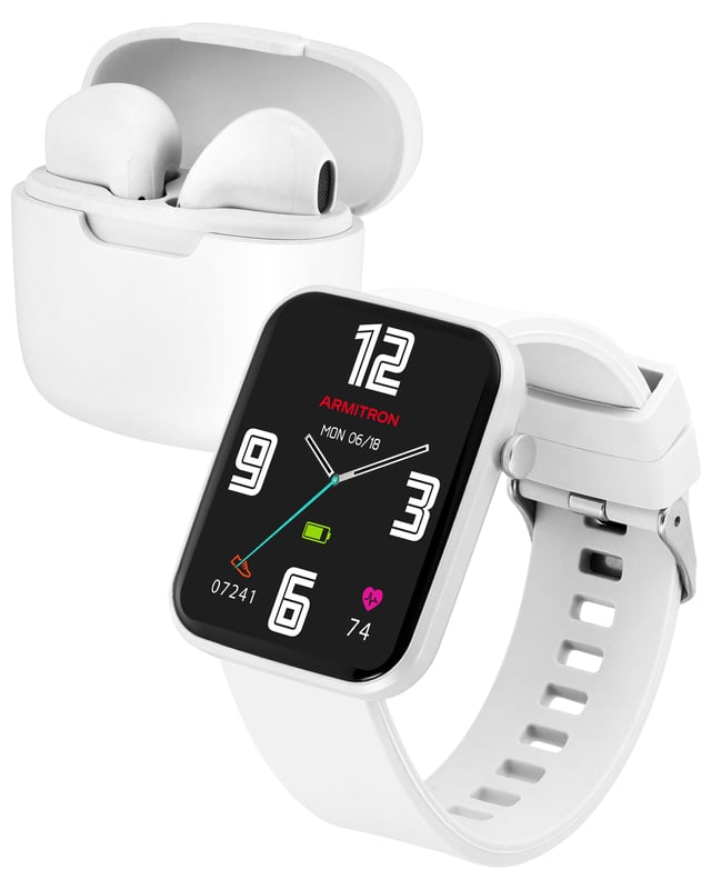 Armitron Boom Smartwatch and Earbuds™ | White