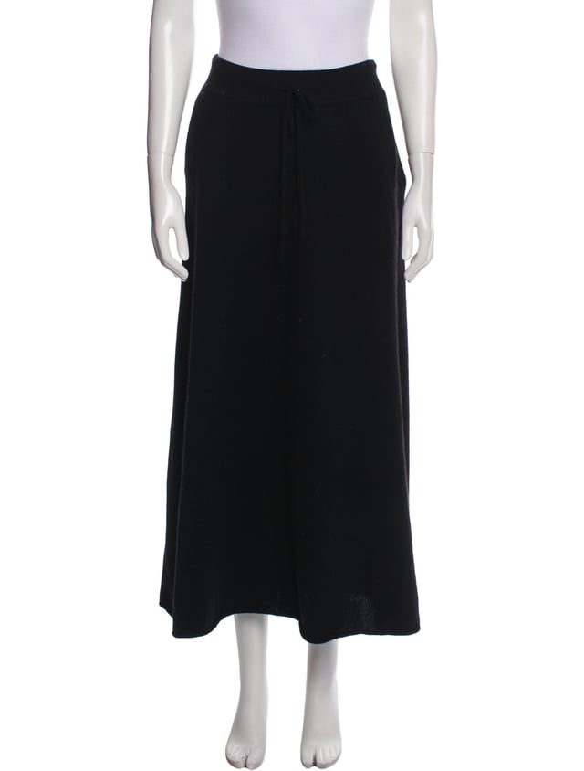 Cashmere Midi Length Skirt
