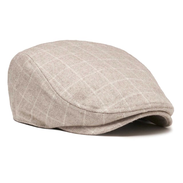 Happy Gilmore Boston Scally Cap - Beige Plaid
