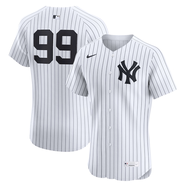 Men's New York Yankees Aaron Judge Nike White Home Elite Player Jersey
