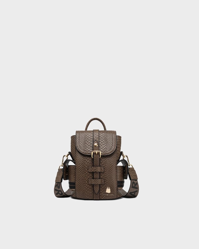 Mini Marvel Messenger Bag in Brown