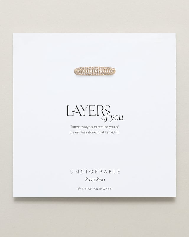 Unstoppable Pave Ring