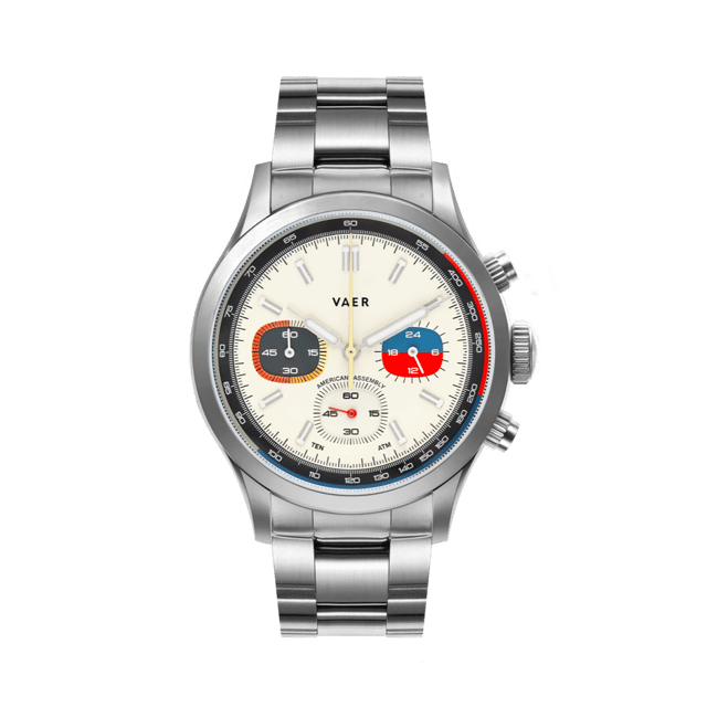 R1 USA Rally Chronograph - Cream 40mm